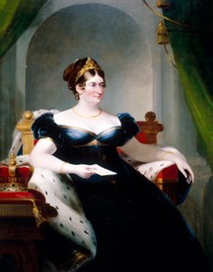 乔治四世的妃子，布伦瑞克的卡洛琳，1820年 作者 詹姆斯·朗斯代尔