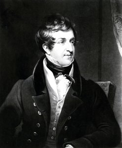John Cam Hobhouse，由Charles Turner制作，1834年（mezzotint） 作者 詹姆斯·朗斯代尔