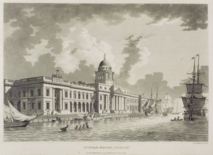 The Custom House，都柏林，1792年