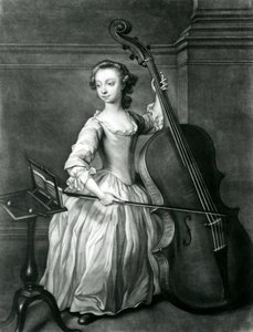 Benjamin Hallett（mezzotint）的肖像 作者 詹姆斯·麦卡德尔