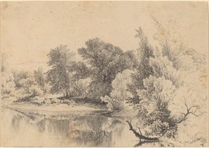 池塘边缘 作者 詹姆斯·麦克杜格尔·哈特