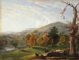 查看Helderbergs，距离卡茨基尔，1850年 作者 詹姆斯·麦克杜格尔·哈特