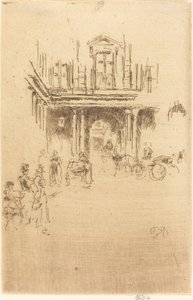 皇家宫殿的一角 作者 詹姆斯·阿博特·麦克尼尔·惠斯勒