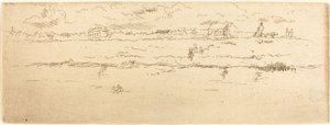 运河，东端 作者 詹姆斯·阿博特·麦克尼尔·惠斯勒