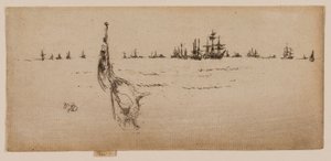 浸渍旗帜 作者 詹姆斯·麦克尼尔·惠斯勒