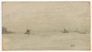 灰色和银色-利物浦 作者 詹姆斯·阿博特·麦克尼尔·惠斯勒