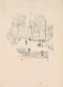 肯辛顿花园 作者 詹姆斯·阿博特·麦克尼尔·惠斯勒