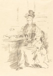 La Jolie New Yorkaise 作者 詹姆斯·阿博特·麦克尼尔·惠斯勒