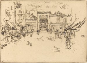 小集市, 旅游 作者 詹姆斯·阿博特·麦克尼尔·惠斯勒