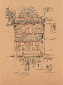 红房子，帕姆波尔 作者 詹姆斯·阿博特·麦克尼尔·惠斯勒