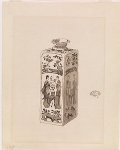 长颈方形罐子 作者 詹姆斯·阿博特·麦克尼尔·惠斯勒