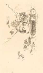 周日，莱姆雷吉斯 作者 詹姆斯·阿博特·麦克尼尔·惠斯勒