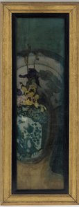 蓝色女孩（片段）：紫色和蓝色 作者 詹姆斯·阿博特·麦克尼尔·惠斯勒