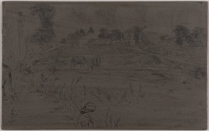 有马的风景 作者 詹姆斯·阿博特·麦克尼尔·惠斯勒