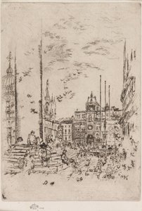 桥头堡（The Piazzetta 作者 詹姆斯·阿博特·麦克尼尔·惠斯勒