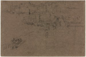 威尼斯里瓦河 作者 詹姆斯·麦克尼尔·惠斯勒