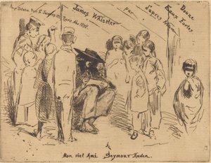 十二幅自然蚀刻版画》扉页 作者 詹姆斯·阿博特·麦克尼尔·惠斯勒
