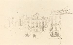审判素描迪耶普大路 作者 詹姆斯·阿博特·麦克尼尔·惠斯勒