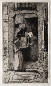 来自大自然的十二幅蚀刻版画  穆塔德的行进 作者 詹姆斯·麦克尼尔·惠斯勒