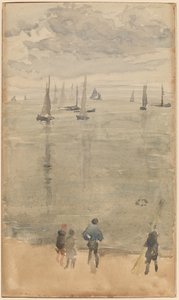 紫罗兰[注]...渔船的回归 作者 詹姆斯·阿博特·麦克尼尔·惠斯勒