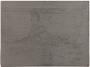 <em>En Plein Soleil</em>.十二幅大自然蚀刻版画（法文套装）中的未填色版画 作者 詹姆斯·阿博特·麦克尼尔·惠斯勒