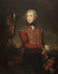 约翰弗莱明爵士莱斯特的肖像，Bart。，c.1802