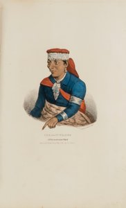 KEE-O-TUCK-KEE; A Pottowattomie Chief，摘自《原住民作品集 作者 詹姆斯·奥托·刘易斯
