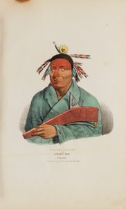 WAA-TOP-E-NOT 或老鹰的床；狐狸酋长，选自《原住民作品集 作者 詹姆斯·奥托·刘易斯