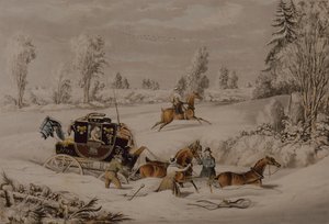 漂浮在雪地上的邮车 作者 詹姆斯·波拉德