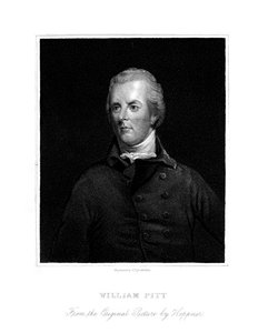 英国政治家威廉·皮特（William Pitt），十九世纪。