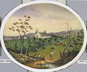 Van Brunt Homestead，1865年（纸上写着） 作者 詹姆斯·赖德·范布伦特