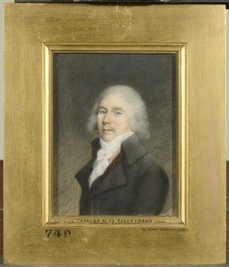 Charles Maurice de Talleyrand-Perigord（纸上粉彩） 作者 詹姆斯·夏普尔斯