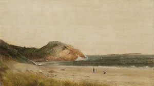 海滩场景（布面油画） 作者 詹姆斯·苏伊丹