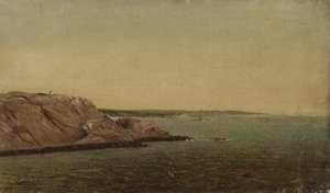 岩石与海洋（布面油画） 作者 詹姆斯·苏伊丹
