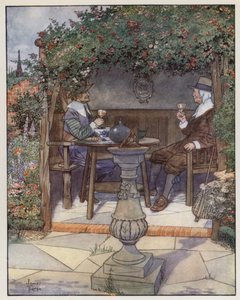 伊扎克·沃尔顿 (Izaak Walton) 为《完美垂钓者》绘制的插图