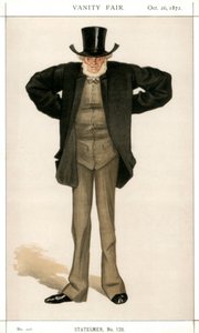 泰恩河畔纽卡斯尔，英国政治家约瑟夫·科恩（Joseph Cowen），1872年。 作者 詹姆斯·雅克·约瑟夫·天梭