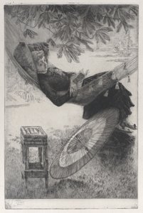 Hammock》，1880年。 作者 詹姆斯天梭