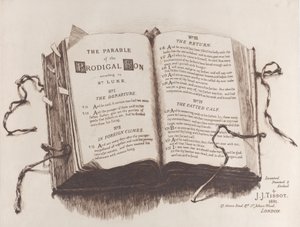浪子的寓言》：正面插图，1882年。 作者 詹姆斯天梭