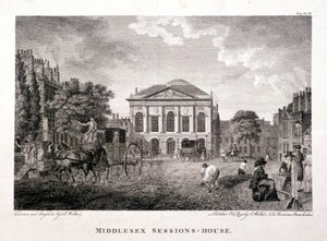 伦敦芬斯伯里的克勒肯维尔绿地，1796年