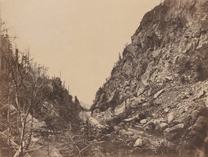 白山凹口的头，克劳福德的房子，1854年。