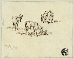 放牧的马和骡子 作者 詹姆斯·沃德