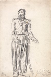 哥萨克》，格里高利-耶洛塞夫，1814 年 7 月 作者 詹姆斯·沃德