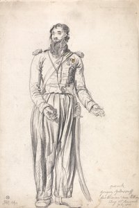 哥萨克》，格里高利-耶洛塞夫，1814 年 7 月 作者 詹姆斯·沃德