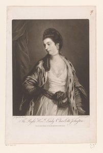 Portret van Charlotte Johnstone
The Right Honble.夏洛特-约翰斯顿夫人（物品上的头衔）