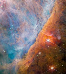 猎户座长条（NIRCam 图像） 作者 詹姆斯韦伯太空望远镜 (NASA)