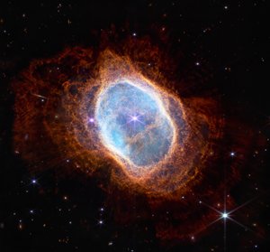 南环星云（NIIRCam 图像） 作者 詹姆斯韦伯太空望远镜 (NASA)