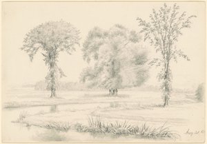 景观与三棵树 作者 詹姆斯·威尔斯·钱普尼