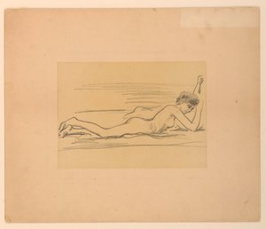 女性裸体素描