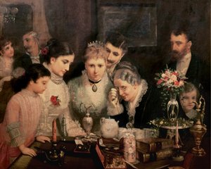 婚礼礼物，1880年 作者 詹姆斯·威尔斯·钱普尼