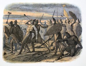 哈罗德国王之死，黑斯廷斯之战，1066年 1864年 作者 詹姆斯·威廉·埃德蒙·道尔